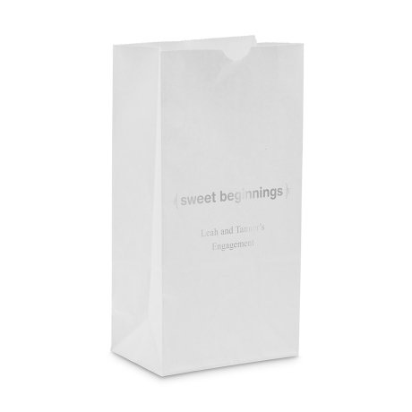 Sweet Beginnings Block Bottom Gusset Paper Goodie Bags