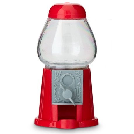 Red Gumball Machine Party Favor