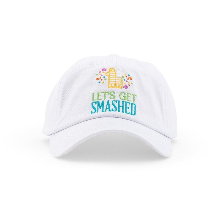 Women's Embroidered Bachelorette Party Dad Hat - Get Smashed