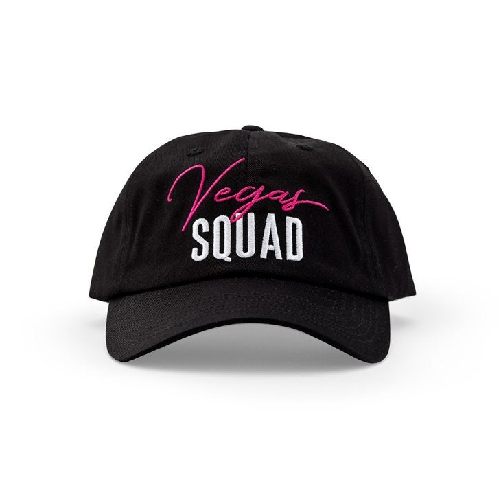 Women's Embroidered Bachelorette Party Dad Hat - Vegas Squad