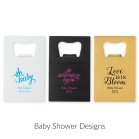 Personalized Metal Credit Card Bottle Opener - Baby Shower