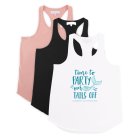 Personalized Bridal Party Wedding Tank Top - Party Our Tails Off