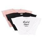 Personalized Bridal Party Tie-Up Wedding Shirt - Maid Of Honour