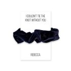 Women's Cute Custom Bridal Party Scrunchie - Couldn't Tie The Knot Without You
