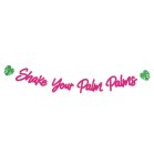 Paper Bachelorette Party Banner - Shake Your Palm Palms