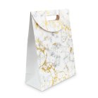 Paper Gift Bag With Handles - Marble