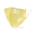 Adult Reusable, Washable 3 Ply Cloth Face Mask With Filter Pocket - Yellow Tie-Dye