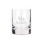 Personalized Whiskey Glasses - Two Line Text Etching
