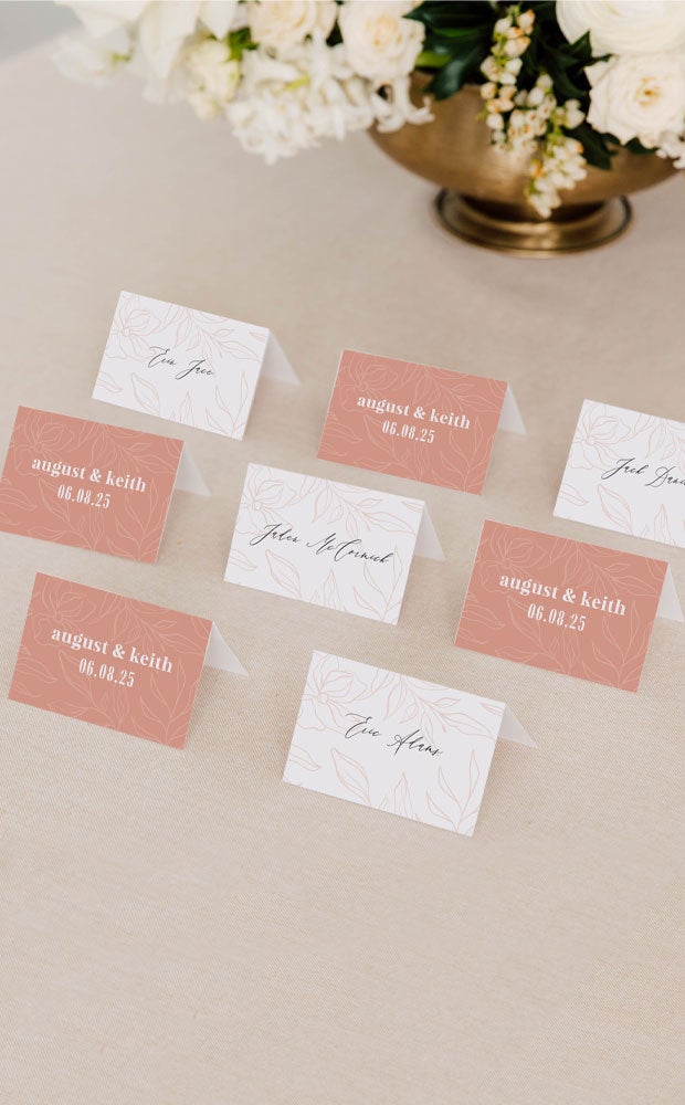 Category Slider - Tented Place Cards