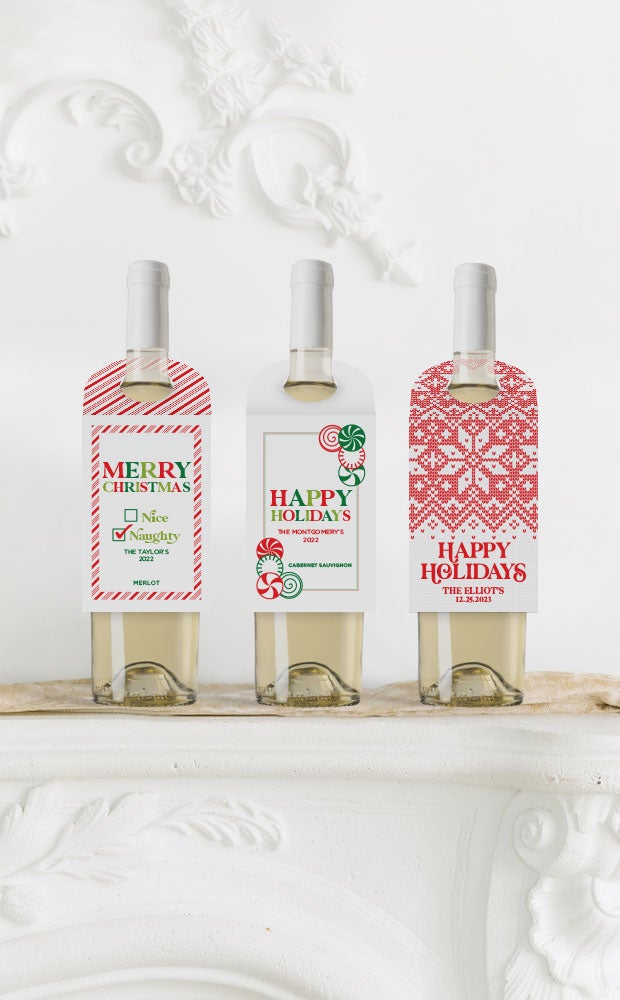 Category Slider - Wine Labels & Hang Tags - Holiday