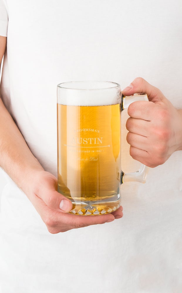 Category Slider - 25 oz. Glass Beer Stein