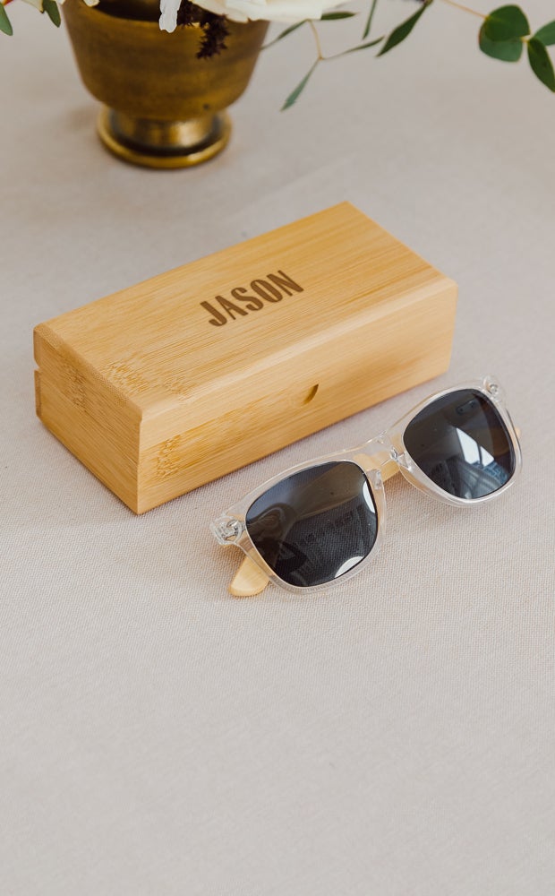 Category Slider - Personalized Bamboo Sunglasses Case