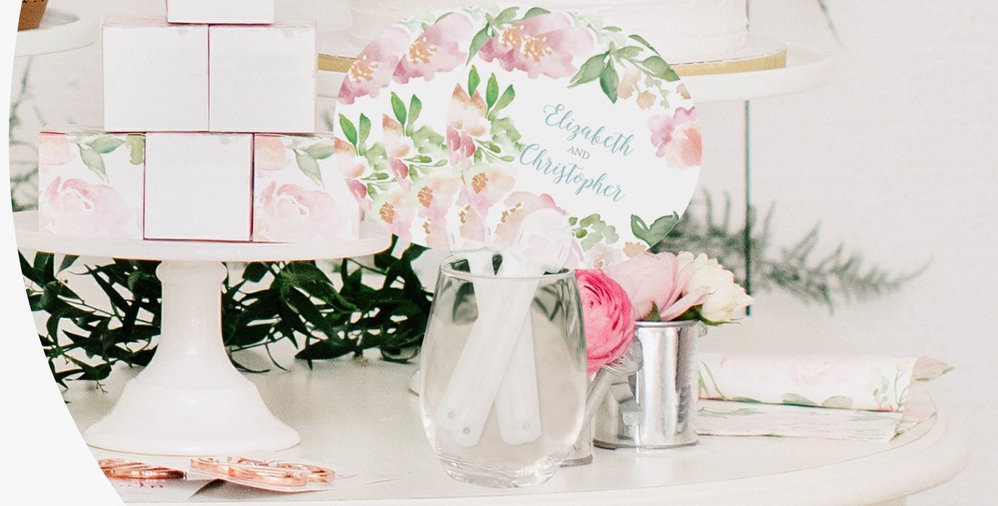 Landing Page - Bridal Shower Hand Fans