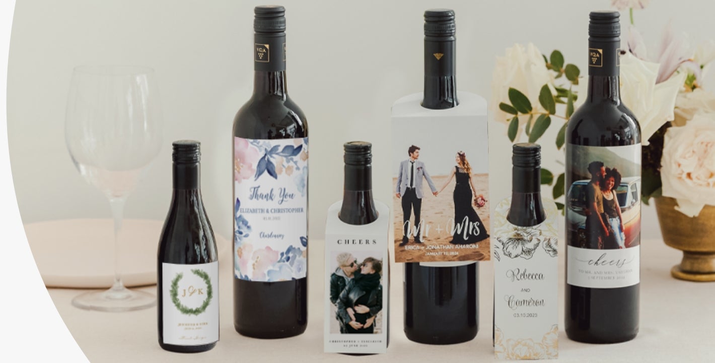 Wine Bottle Labels & Hang Tags