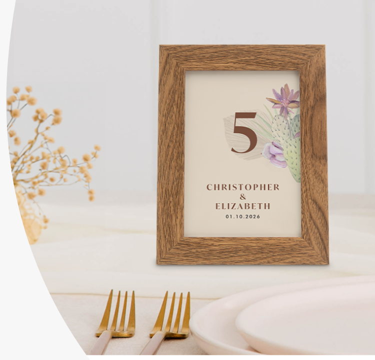 Table Numbers, Place Cards & Holders