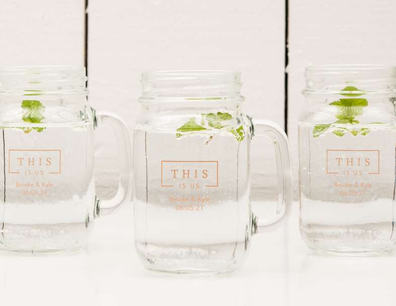 Shop Mason Jar Drinking Glasses - 12 and 16 oz.