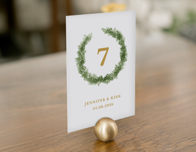 Shop Table Numbers