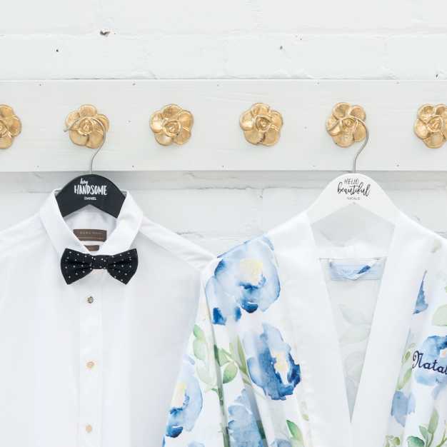 Wooden Wedding Hangers