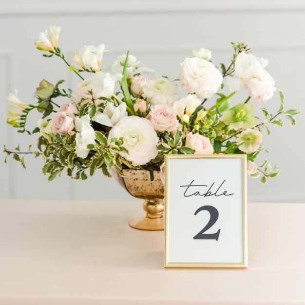 Table Numbers